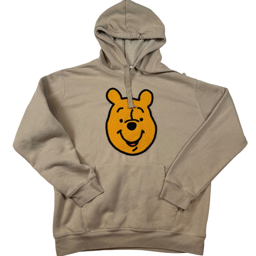 Disney Winnie the Pooh Pullover Hoodie XL Sand Rope Patch POSJ877-3L52